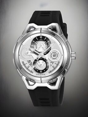 Activa Drift X Invicta 44MM Men's Sport Skeleton Dial W/Silicone Band- Brand New